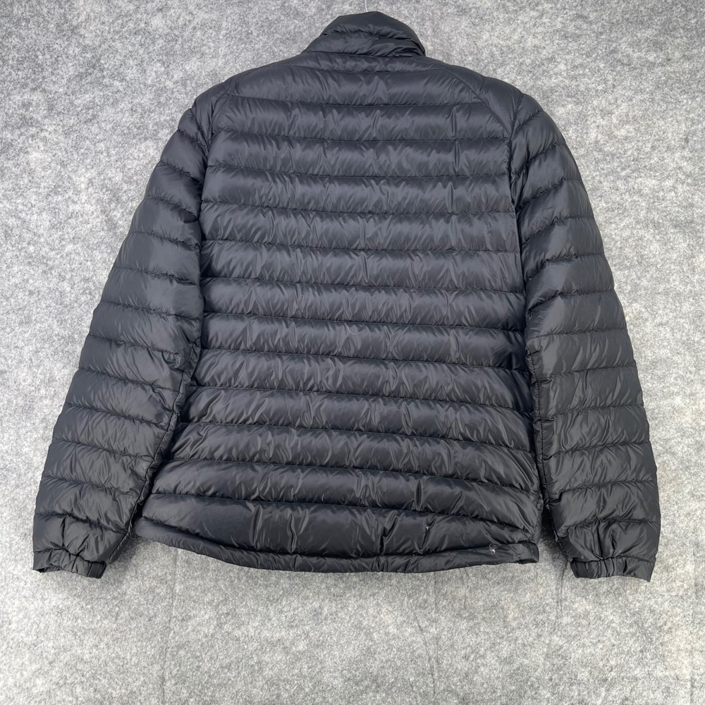 LL Bean Ultralight 850 Down Jacket Men Medium Black DownTek Water Repellent Gorp - Picture 4 of 16